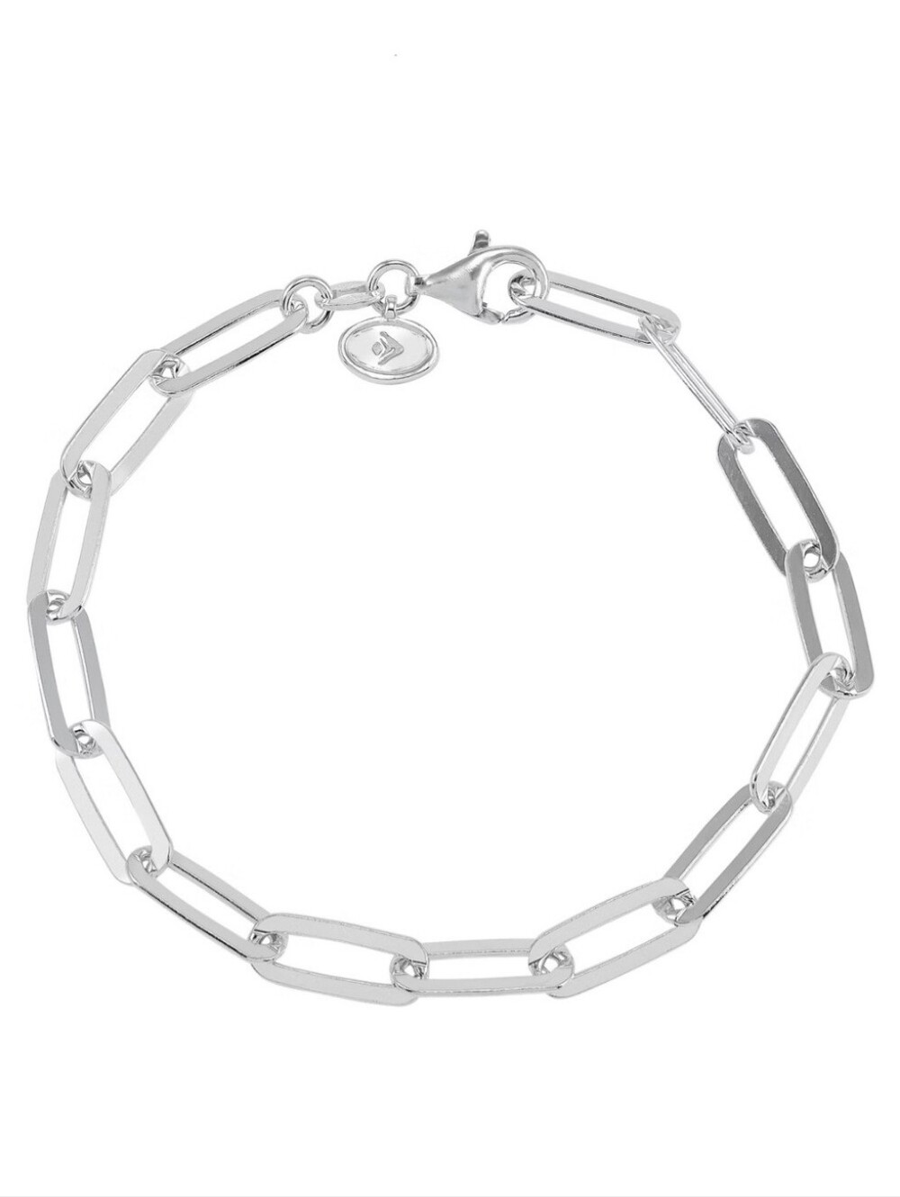 Silpada 925 Sterling Silver 'Falling Paperclips' Bracelet